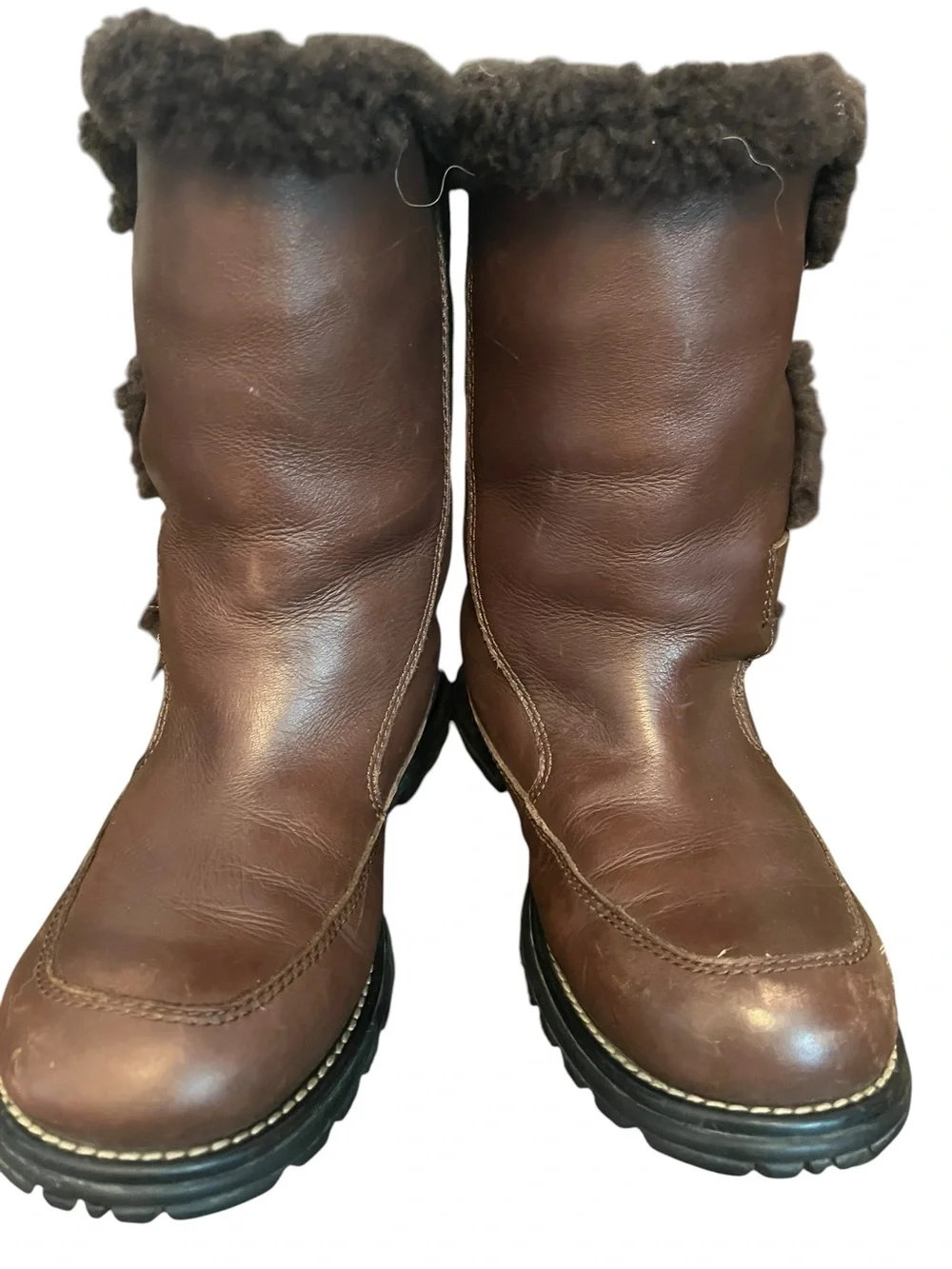 Authentic UGG Australia Brown Leather Boots